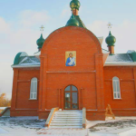 Храм Симеона Верхотурского села Розовка Омского района
