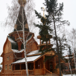 Храм Царственных страстотерпцев поселка Новоомский Омского района