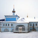 Храм в честь Казанской иконы Божией Матери с приделом свт. Григория Акрагантийского и трапезной