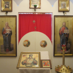 Храм прп. Агапита при районной больнице с. Барятино