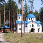 В честь прп. Силуана Афонского ставропигиальный мужской скит (с. Загребля, Житомирская обл.)