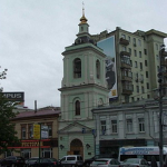 Колокольня бывшего храма Усекновения главы Иоанна Предтечи в Казенной слободе