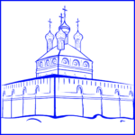 Монастырь Свято-Лукианова мужская пустынь близ города Александрова