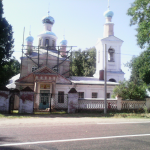 Храм Покрова Пресвятой Богородицы, Димитрия Ростовского и Николая Чудотворца село Покровское, сельское поселение Теряевское, Волоколамского района Московской области (Храм Покрова)