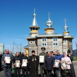 Храм Петра и Павла на территории ИК-12 Холмогорского района