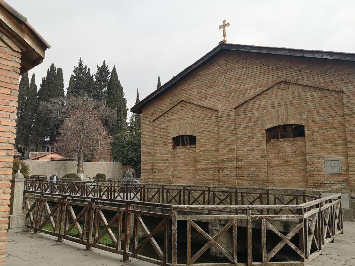 Christian (orthodox) church and men's monastery