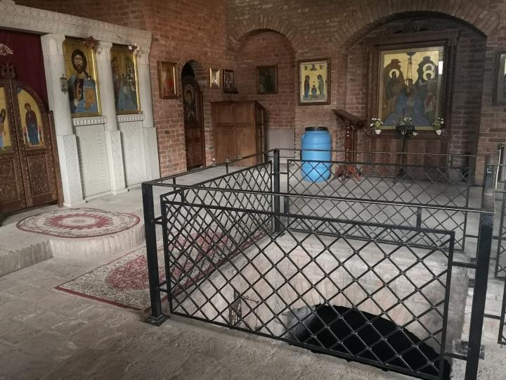 Christian (orthodox) church and men's monastery