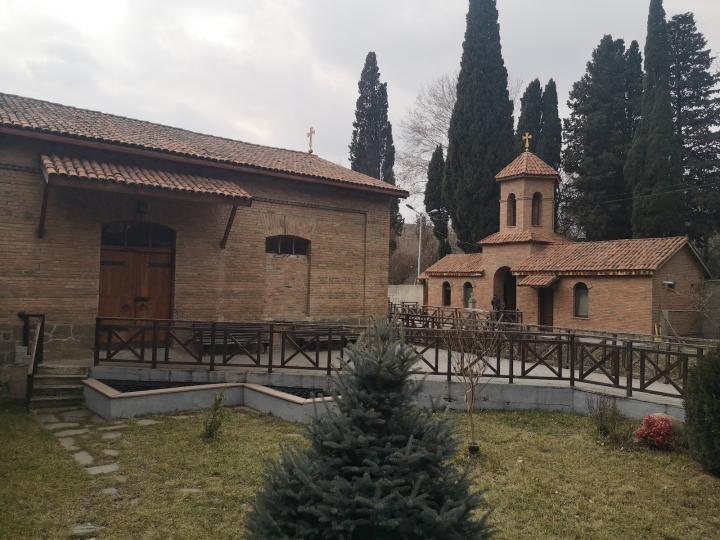 Christian (orthodox) church and men's monastery