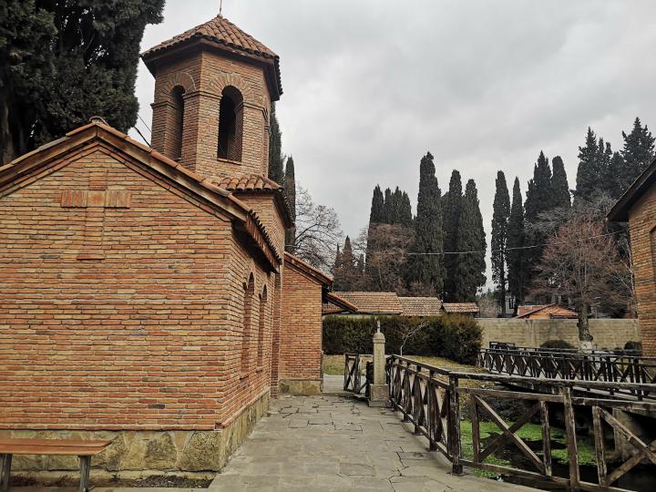 Christian (orthodox) church and men's monastery