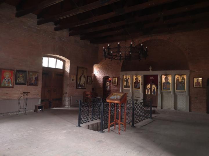 Christian (orthodox) church and men's monastery
