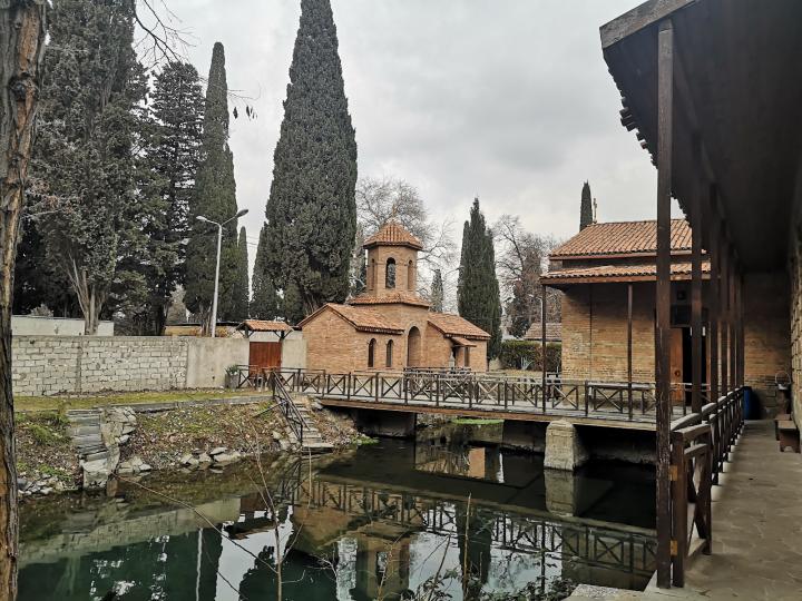 Christian (orthodox) church and men's monastery